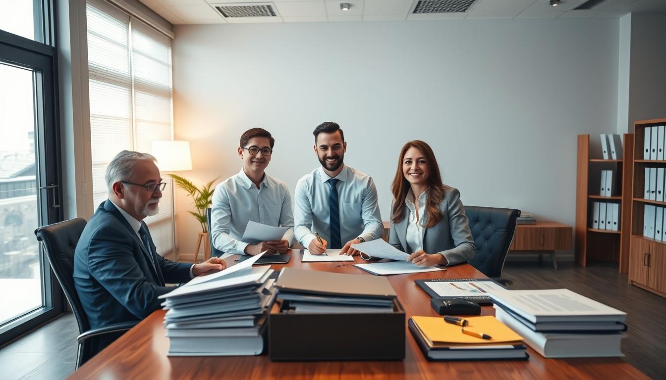 Real estate ownership transfer documents and closing confirmation